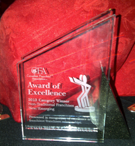 Two Men and a Truck Canadian Franchise Award of Excellence