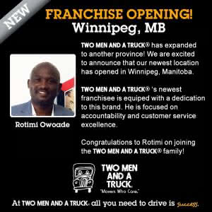 New movers in Winnipeg